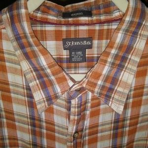 MEN'S 2XL Madras St. John's Bay